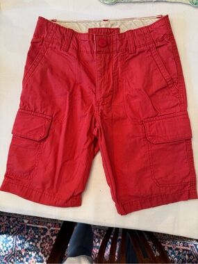Boys GAP kids Red Cargo Shorts
